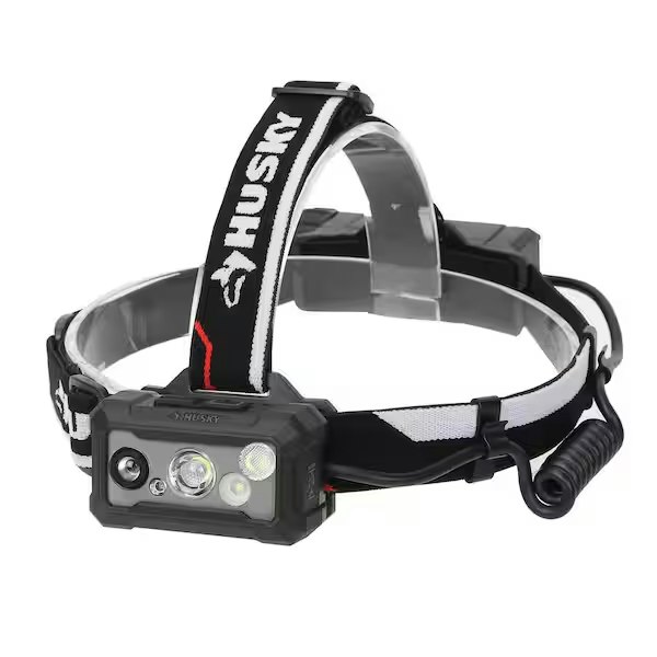 Husky Dual Power Rechargeable Autofocusing Headlamp: $25 Husky Dual Power Rechargeable Autofocusing Headlamp: $25