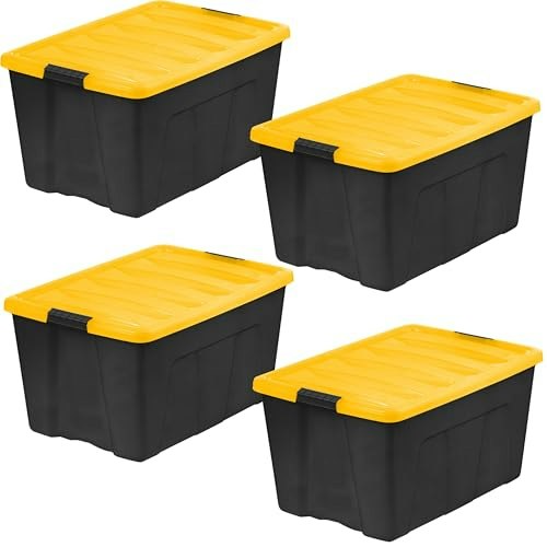 Iris USA 94-Quart Storage Bins with Lids 4-Pack: $119.99 Iris USA 94-Quart Storage Bins with Lids 4-Pack: $119.99