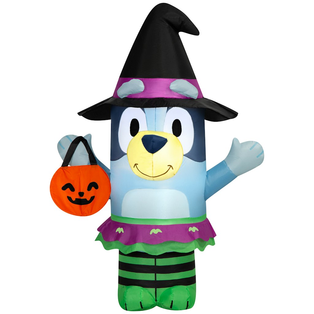 Bluey 3.5-Foot Lighted Witch Halloween Inflatable: $24