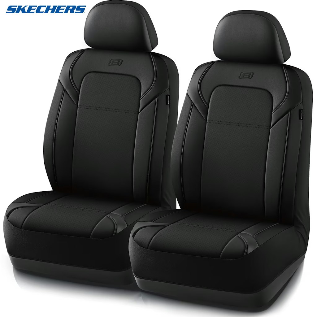 Skechers Premium Leather Front Car Seat Cover: $31