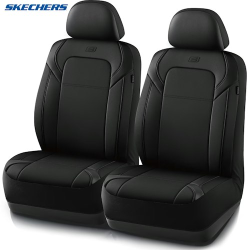 Skechers Premium Leather Front Car Seat Cover for $31 + free shipping