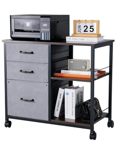 Vevor 3-Drawer Mobile Metal and Wood File Cabinet: $35.91 Vevor 3-Drawer Mobile Metal and Wood File Cabinet: $35.91