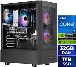 ABS Flavonius Aqua Core i7-14700F Gaming Desktop PC w/ GeForce RTX 5060 for $1,250 + free shipping