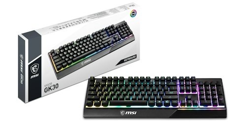 MSI Vigor GK30 RGB Gaming Keyboard for $35 + free shipping