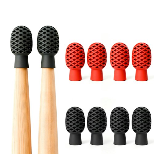 Drumstick Muting Tips Silicone Drum Practice Pad Dampeners for $5 + free shipping w/ Prime