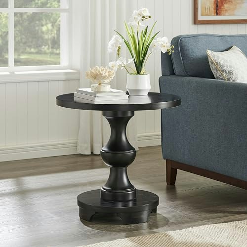 Roundhill Furniture Caesar Traditional Round Pedestal End Table: $127.48 Roundhill Furniture Caesar Traditional Round Pedestal End Table: $127.48