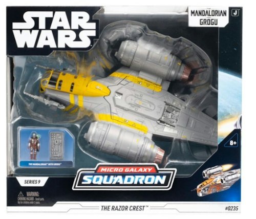 Star Wars Micro Galaxy Squadron Razor Crest 7" Vehicle w/ 1" Micro Figure for $15 + free shipping w/ $35