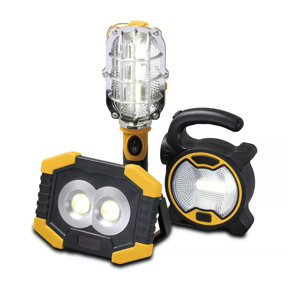 Car and Driver 3-Piece Worklight Set: $10