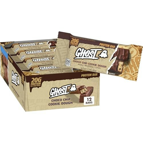 Ghost Choco Chip Cookie Dough Protein Bar 12-Pack: $18.70 Ghost Choco Chip Cookie Dough Protein Bar 12-Pack: $18.70