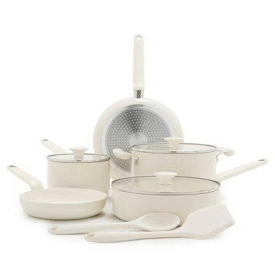 GreenPan Rio Advanced 10-Piece Ceramic Nonstick Cookware Set: $96