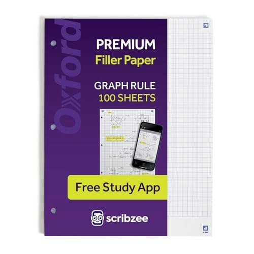 Oxford 8.5" x 11" 100-Sheet Graph Paper: $5.94 Oxford 8.5" x 11" 100-Sheet Graph Paper: $5.94