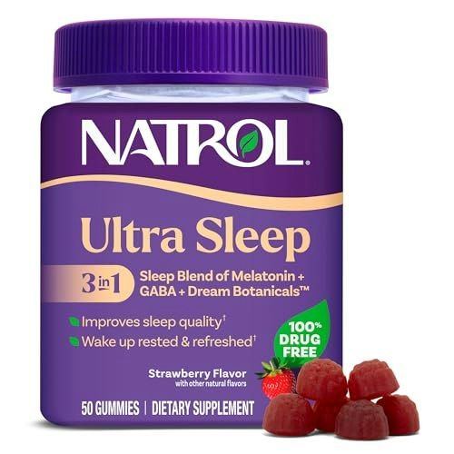 Natrol Ultra Sleep 3-in-1 5mg Melatonin Gummies 50-Count: $8.55 Natrol Ultra Sleep 3-in-1 5mg Melatonin Gummies 50-Count: $8.55