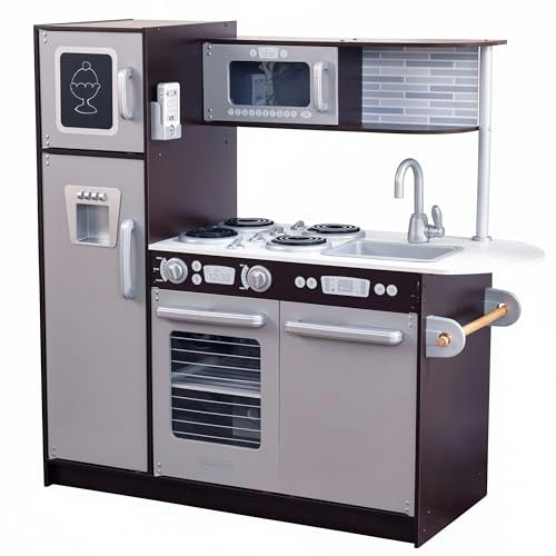 KidKraft Uptown Espresso Wooden Play Kitchen: $135.14 KidKraft Uptown Espresso Wooden Play Kitchen: $135.14