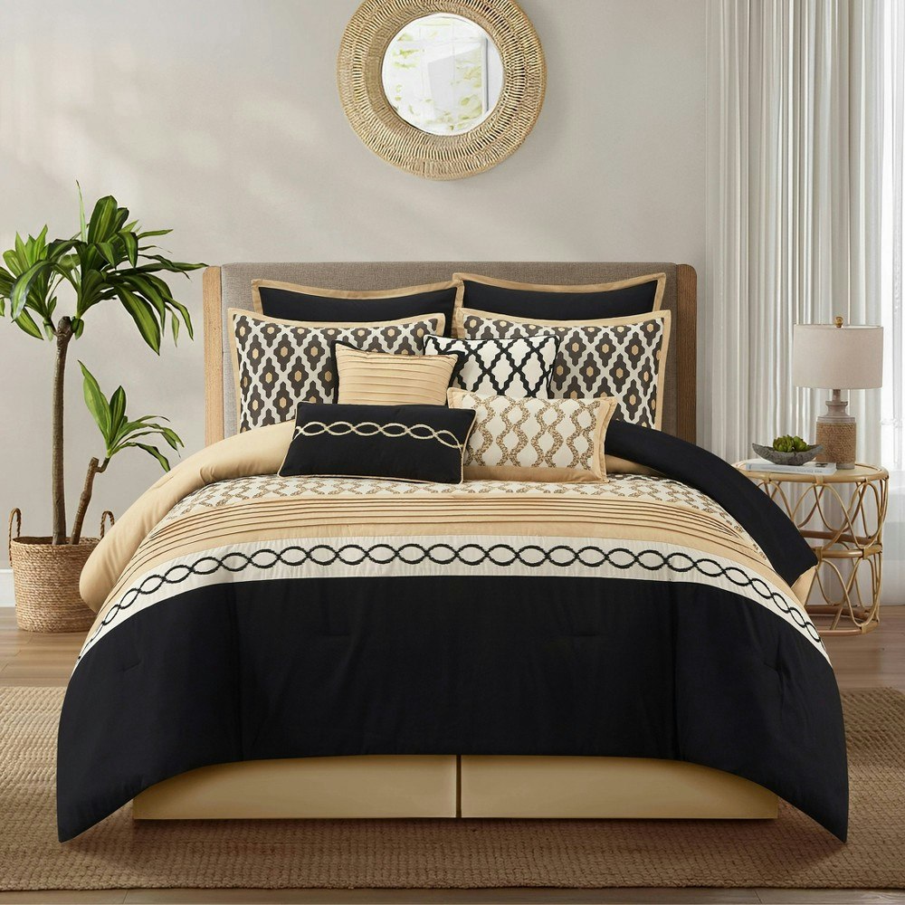 Nanshing 10-Piece California King Comforter Bedding Set: $193.99 Nanshing 10-Piece California King Comforter Bedding Set: $193.99