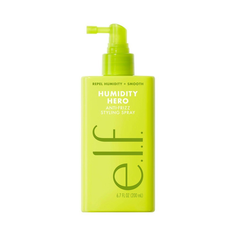 e.l.f. Hair Humidity Hero Anti-Frizz Styling Spray 6.7-oz.: $9 e.l.f. Hair Humidity Hero Anti-Frizz Styling Spray 6.7-oz.: $9
