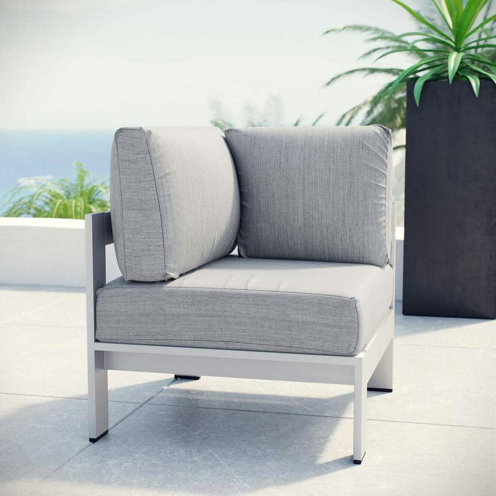 Shore Patio Aluminum Corner Outdoor Sectional Chair: $311.18 Shore Patio Aluminum Corner Outdoor Sectional Chair: $311.18