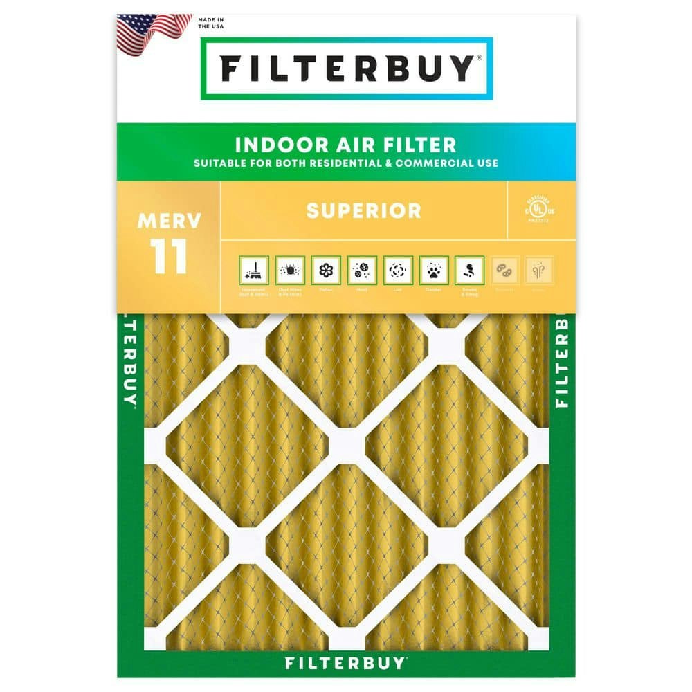 19" x 21.5" x 2" MERV 11 Allergen Defense Pleated HVAC Air Filter: $53.99