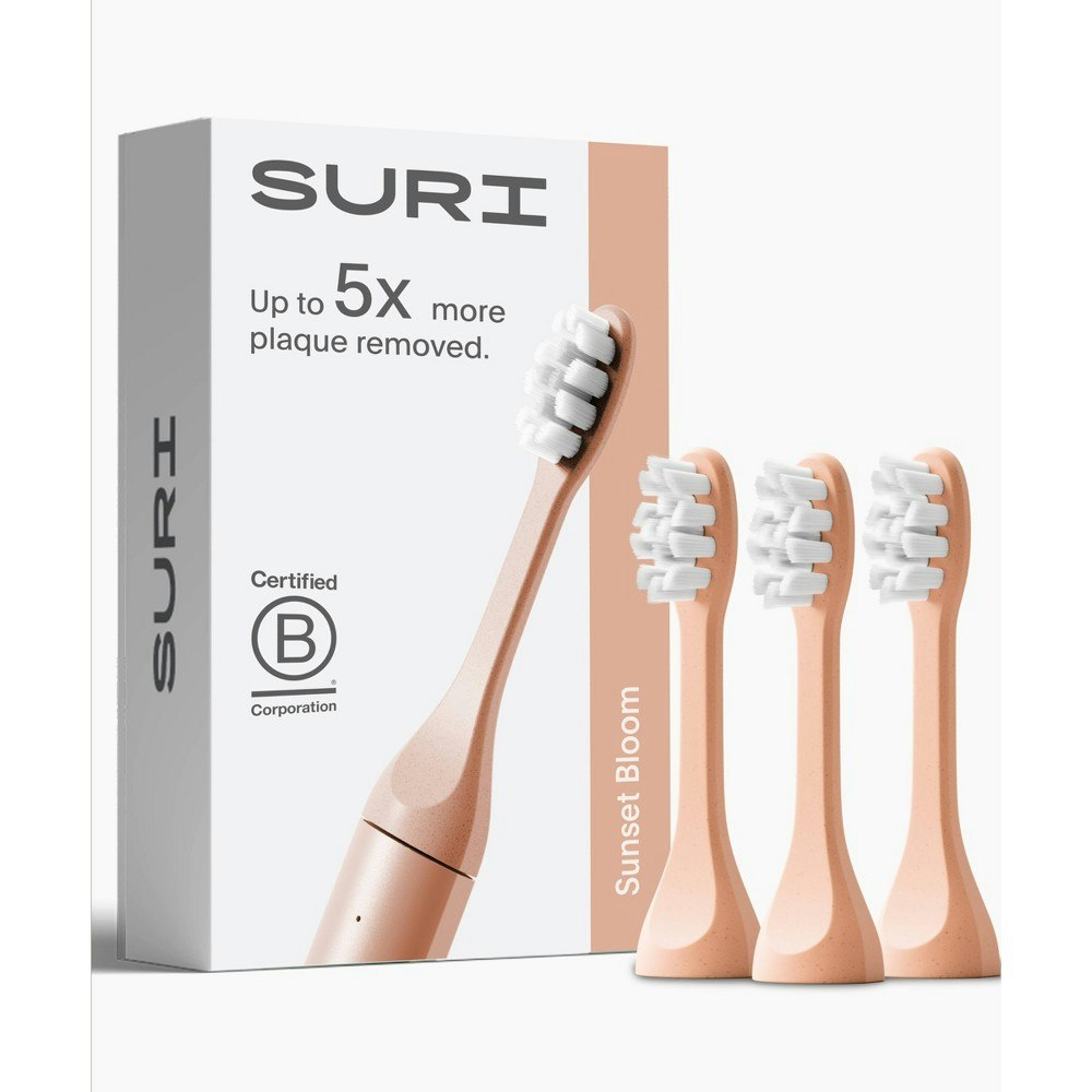 Suri Sunset Bloom Electric Toothbrush Replacement Heads 3-Pack: $18.99