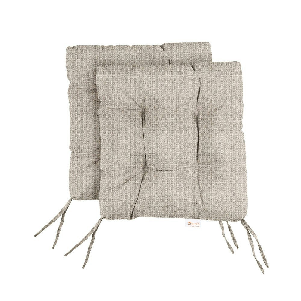 Sorra Home 19" x 19" x 3" Sunbrella Canvas Tufted Outdoor Bench Cushion 2-Pack: $120.99 Sorra Home 19" x 19" x 3" Sunbrella Canvas Tufted Outdoor Bench Cushion 2-Pack: $120.99