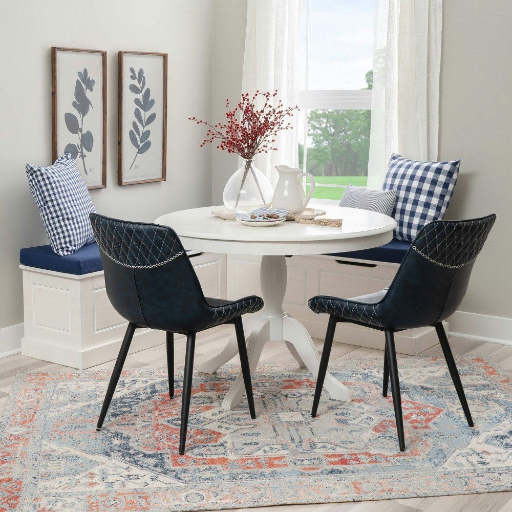 Linon Tobin 4-Piece Round Nook Dining Set: $1,499.99