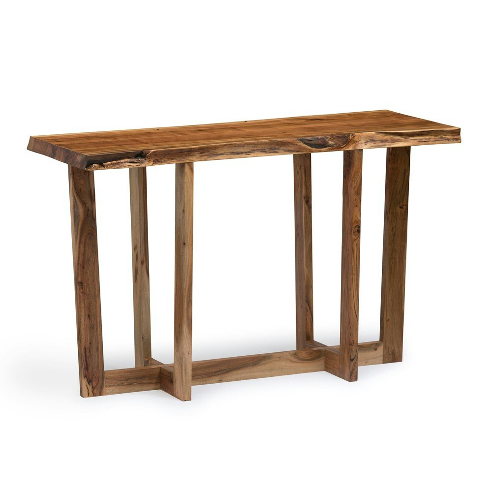 Alaterre Furniture Berkshire Live Edge Solid Wood Media Console: $310.99