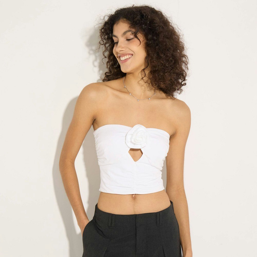 Wild Fable Women's Strapless Knit Top: $21 Wild Fable Women's Strapless Knit Top: $21