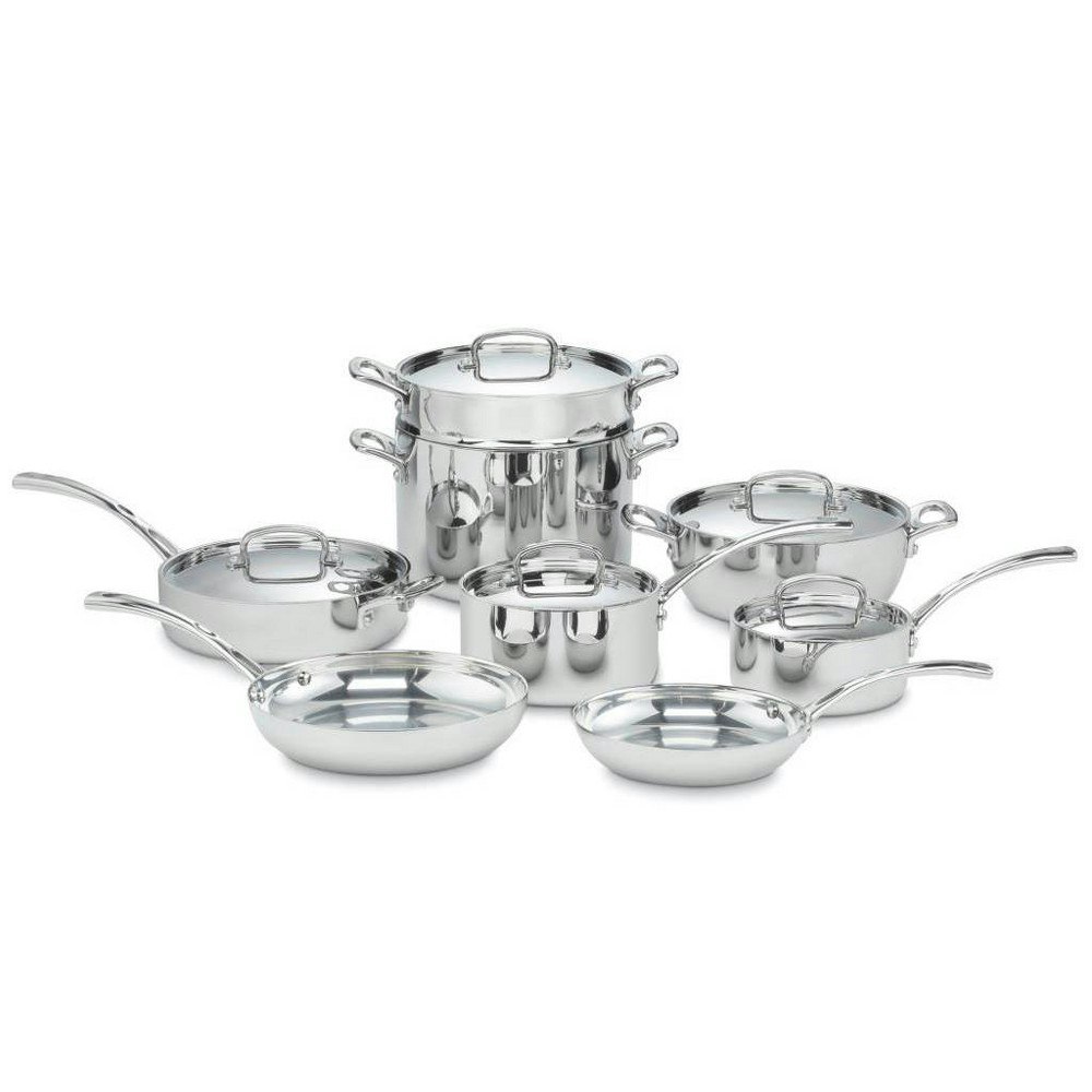 Cuisinart French Classic 13-Piece Tri-Ply Stainless Steel Cookware Set: $599.99