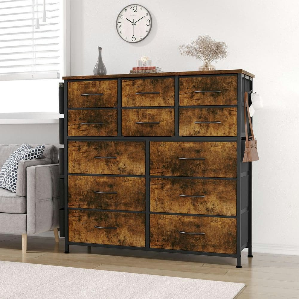 12-Drawer Fabric Chest of Drawers: $109.76