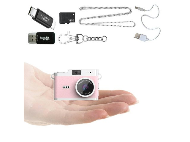 Keychain Digital Camera with 32GB Card: $34.49