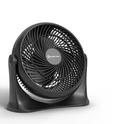 Comfort Zone 11-Inch 3-Speed Tabletop Air Circulator Fan: $18 Comfort Zone 11-Inch 3-Speed Tabletop Air Circulator Fan: $18