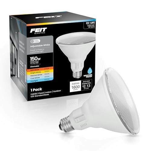 Feit Electric PAR38 150W Equivalent LED Flood Light Bulb: $9.75