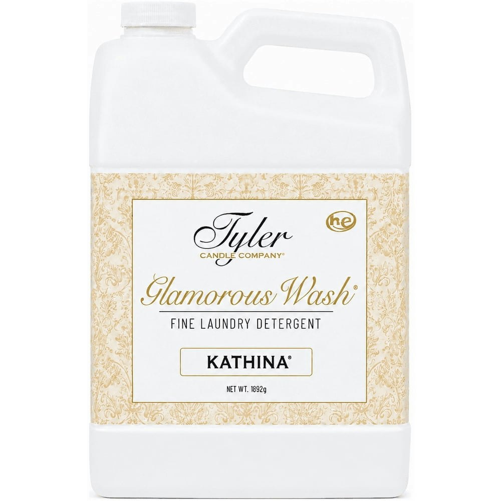 Tyler Candle Kathina Glamorous Wash Liquid Laundry Detergent 64-oz.: $41 Tyler Candle Kathina Glamorous Wash Liquid Laundry Detergent 64-oz.: $41