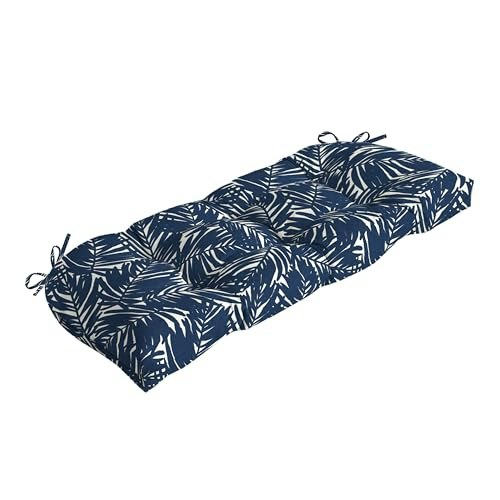 Arden 41.5" x 18" Outdoor Tufted Wicker Settee Cushion: $41.70