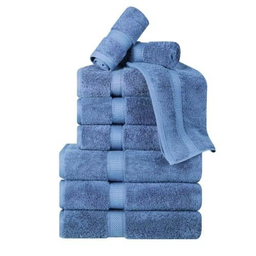Superior 800 GSM Egyptian Cotton 9-Piece Towel Set: $91.03 Superior 800 GSM Egyptian Cotton 9-Piece Towel Set: $91.03
