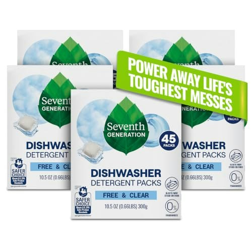 Seventh Generation Free & Clear Dishwasher Packs 225-Count: $52.10 Seventh Generation Free & Clear Dishwasher Packs 225-Count: $52.10
