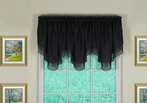 Today's Curtain Emelia Voile Ascot Valance 40" x 25": $15.69 Today's Curtain Emelia Voile Ascot Valance 40" x 25": $15.69