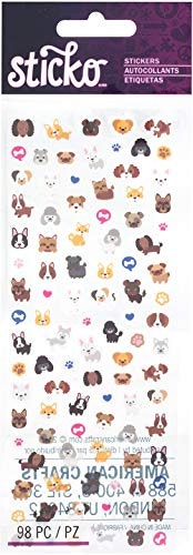 Sticko Tiny-Dog Stickers 98-Pack: $3.60
