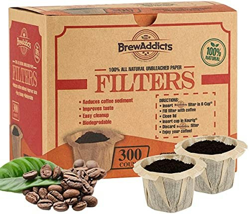 Brew Addicts 300-Count Paper Coffee Filters: $16.99 Brew Addicts 300-Count Paper Coffee Filters: $16.99