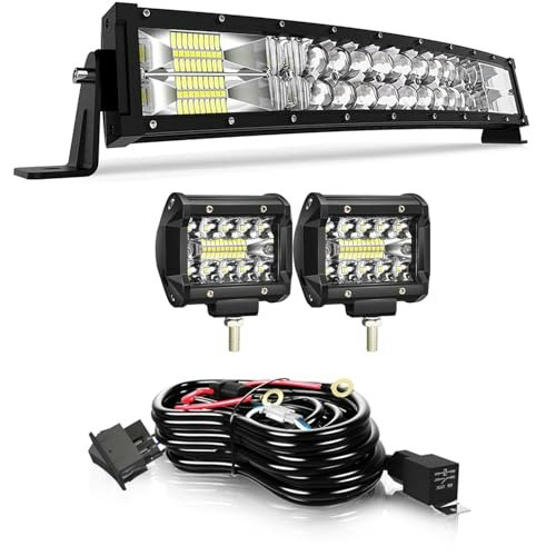 Terrain Vision 22-Inch Curved LED Light Bar and 4-Inch LED Fog Pods 3-Piece Kit: $54.09 Terrain Vision 22-Inch Curved LED Light Bar and 4-Inch LED Fog Pods 3-Piece Kit: $54.09