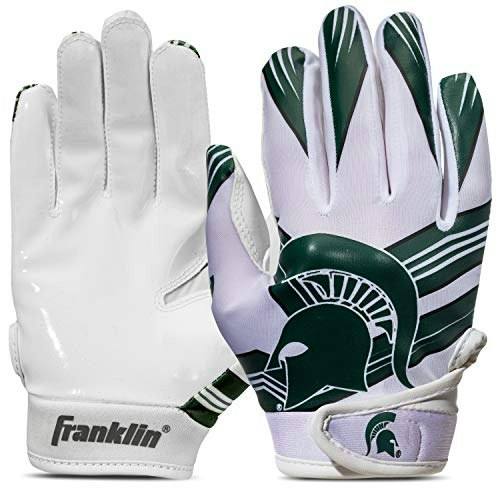 Franklin Sports Michigan State Spartans Youth Football Receiver Gloves: $19.24 Franklin Sports Michigan State Spartans Youth Football Receiver Gloves: $19.24