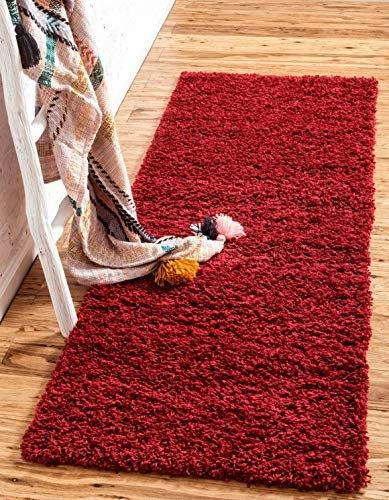Unique Loom Solid Shag 2.5' x 16.5' Area Rug Runner: $78 Unique Loom Solid Shag 2.5' x 16.5' Area Rug Runner: $78
