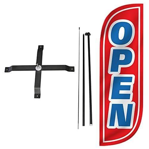 LookOurWay 5-Foot Feather Flag and Pole Kit: $39.95