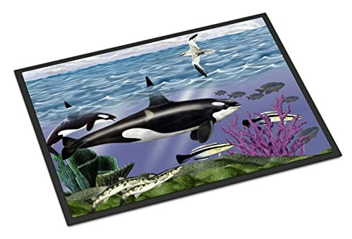 Caroline's Treasures 18" x 27" Whale Orcas Doormat: $22.13 Caroline's Treasures 18" x 27" Whale Orcas Doormat: $22.13
