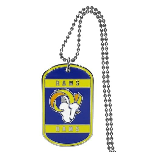 Siskiyou NFL St. Louis Rams 36-Inch Dog Tag Necklace: $7.50 Siskiyou NFL St. Louis Rams 36-Inch Dog Tag Necklace: $7.50