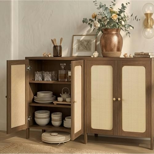 Kislot 63-Inch Rattan Buffet Cabinet: $199.99 Kislot 63-Inch Rattan Buffet Cabinet: $199.99