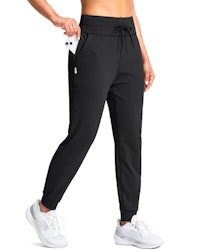Santiny Women's High-Waisted Stretch Jogger Sweatpants for $17 + free shipping w/ Prime