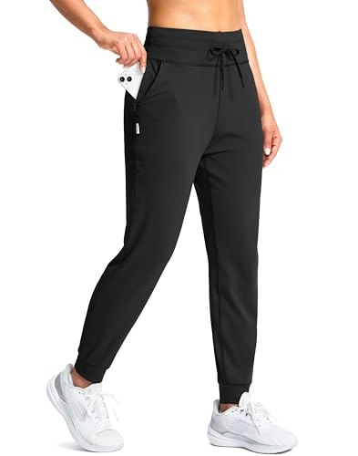 Santiny Women's High-Waisted Stretch Jogger Sweatpants: $16.79