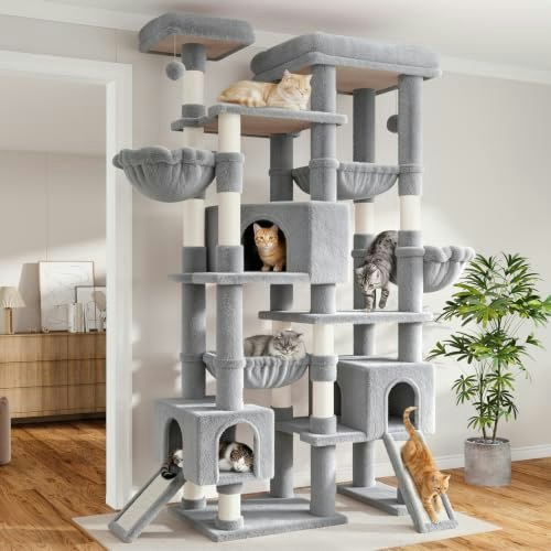 Sha Cerlin 87-Inch Multi-Level Cat Tree Tower: $149.95