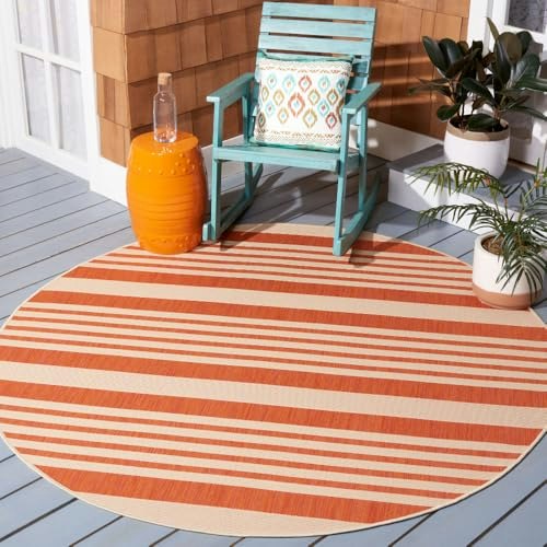 Safavieh Courtyard 6'7" Round Outdoor Rug: $70.48 Safavieh Courtyard 6'7" Round Outdoor Rug: $70.48