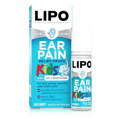Lipo Kids Ear Pain Relief Drops 4% Lidocaine Formula: $17.30 Lipo Kids Ear Pain Relief Drops 4% Lidocaine Formula: $17.30
